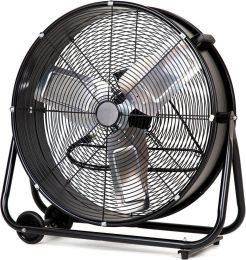 High Speed Industrial 24" 2 Speed Drum Fan with Speed Control