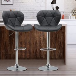 Bar Chair Scandinavian Design; Swivel Lift; Suitable for Dining and Kitchen Bar Chairs (2 Pieces)