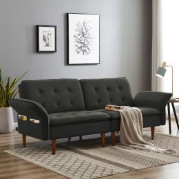 2045  Multifunctional Sofa Bed (Color: Gray)